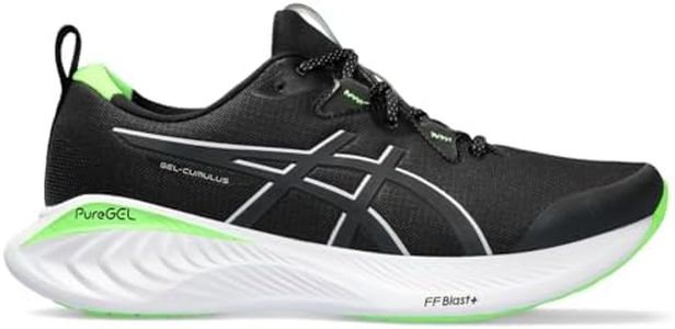 ASICS Women's Gel-Cumulus 25 LITE-Show Shoes, 8, Black/Pure Silver