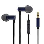 keephifi Sleep Earbuds-KBEAR Little Q in-Ear Earphone, Stereo Wired in Ear Headphones with 6mm Composite DD, Powerful Resolution Noise Isolating Headsets with Microphone (Blue with mic)