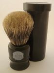 Progress Vulfix 2190 Pure Badger hair travel shaving brush with tube, black by Progress Vulfix