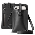 Ringke Mini Cross Bag PU Leather Compatible with Smartphone - Black