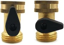 2 Pack Heavy Duty Brass Shut Off Va
