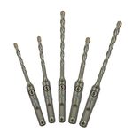 CoolTool Combo Pack of SDS Plus Rotary Hammer Masonry Drill Bits – 4X110, 5X110, 5X160, 6X110 and 6X160 (Pack of 5)