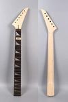 Yinfente Electric Guitar Neck Replacement 24 Fret 25.5 Inch Maple Rosewood wood Fretboard (maple-rosewood)