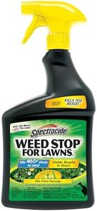 Spectracide Weed Stop For Lawns, 32 fl Oz, Kills All Types of Listed Broadleaf Weeds Including Dandelion, Chickweed, Clover and Yellow Nutsedge