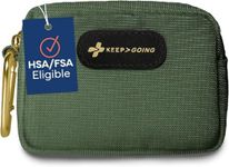 KEEP>GOING KeepGoing Small Travel First Aid Kit Kids – 60 Pc. Mini First Aid Kit for Purse, Diaper Bag, & Backpack with Latex-Free Bandages – 4 Oz., & 4.5 x 3.5 x 2 In, TSA-Approved