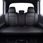 Tomatoman Toyota Tacoma Rear Seat Covers 2005-2023 2024 Truck TRD Sport Off Road Limited SR5 V6 Crew Double Extended Cab Airbag Compatible Back Car Cushions