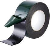 Maveek 10 m (50 mm) Foam Tape Double Sided Sponge Tape Waterproof Mounting Adhesive Tape Roll Cars Trims, Black