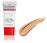 AQUAPURITY PHOERA Full Coverage Foundation New Formula Waterproof Long Lasting Oil Free Velvet Matte Liquid Foundation for Oily Skin Flawless Makeup Base Cream Concealer (104 Buff Beige…)