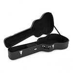 Guitar Hard Case for Acoustic Guitars - Lockable with Plush Lining