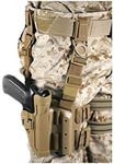 BLACKHAWK Serpa Level 2 Tactical Coyote Tan holster, Size 04, Right Hand, (Beretta 92/96/M9 Std or A1 w/rails (NOT Brig/Elite)