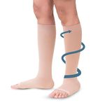 Sorgen Class II Medical Compression Stockings for Varicose Veins | Class 2 Knee Length | Class II Compression Socks | Varicose veins stockings For men and women | 23-32 mm Hg (Medium)