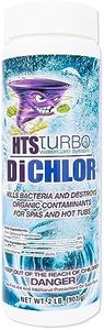 HTS Turbo Dichlor Granular Chlorine Sanitizer for Hot Tubs and Spas (2 lbs)