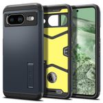 Spigen Tough Armor Designed for Pixel 8 Case (2023), [Extreme Protection Tech] - Metal Slate