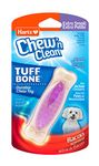 Hartz Chew 'n Clean Tuff Bone Bacon Scented Dental Dog Chew Toy - Extra Small