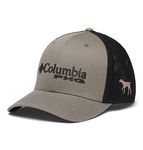 Columbia Unisex PHG Logo Mesh Ball Cap-High Crown, Iron/Dog, XX-Large