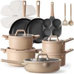 CAROTE 19pcs Nonstick Cookware Set,