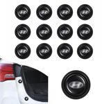 QIQVERT 12 Pcs Car Shock Absorber, Car Door Noise Reducer Side Shock Absorbing Protection Stickers For Exter, Creta, Venue, Verna, i10, i20, Aura, Alcazar, Tucson, Santro