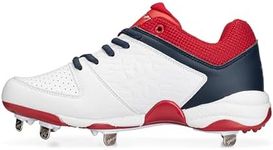 RIP-IT Women's Diamond Metal Softball Cleats - Softball Shoes for Women, American Spirit, 8.5