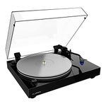 Fluance RT85 Reference High Fidelity Vinyl Turntable Record Player with Ortofon 2M Blue Cartridge, Acrylic Platter, Speed Control Motor High Mass MDF Wood Plinth Vibration Isolation Feet - Piano Black