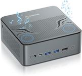 BOSGAME M1 Mini PC, Ryzen 7 7840HS (up to 5.1GHz) AMD Radeon 780M 32GB DDR5 1TB PCle4.0 SSD Mini Computers, Mini Gaming PC 4K Displays 2×HDMI+DP+2×USB4, 2.5Gbps Dual LAN, WiFi 6, BT5.2