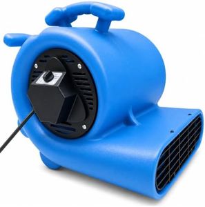 Air Mover 1 HP 4000 CFM, Portable Utility Blower Fan, Centrifugal Floor Drying Fan, Stackable, for Water Damage Restoration, Janitorial, Home, Commercial Use