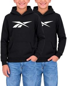 Reebok 2 Pack Boys Pullover Fleece Hoodie Sweatshirt Kids Long Sleeve Youth Teen