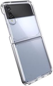 Speck Products Presidio Perfect Clear Flip Samsung Galaxy Z Flip4 5G Case, Foldable Clear/Clear