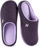 RockDove Women's Original Two-Tone Memory Foam Slipper, Size 5-6 US Women, Eggplant