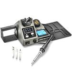 X-Tronic Model 9060-PRO-X • 200 Watt Stained Glass Soldering Iron Station w/4 Soldering Tips • Temp: 392°F - 842°F/200°C - 450°C • °C/°F Conversion • 0-30 Minute Sleep Timer.