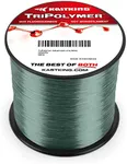 KastKing TriPolymer Advanced Monofilament Fishing Line, MAX Green, 12LB, 2042YDS