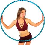 Weighted Hula Hoop for Exercise and Fitness - 42" Diameter Regular Adult