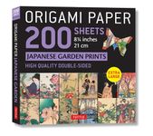 Origami Paper 200 Sheets Japanese Garden Prints 8 1/4" 21cm: Extra Large Tuttle Origami Paper: High-Quality Double Sided Origami Sheets Printed ... ... Prints (Instructions for 6 Projects Included)