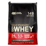 Optimum Nutrition Gold Standard 100% Whey Protein Powder, Double Rich Chocolate 10 Pound (Packaging May Vary)