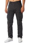 ITALYMORN Cargo Work Pants for Men Comfortable Fit with Pockets(32, Dark Grey)