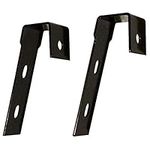 CLAW IT ON Bunk Bed Ladder Hook Brackets Angled Slanted and Longer and Wider and Heavy Duty 4" Length x 1" Width (Inside 1") Pack of 2 Bunk Bed Ladder Hooks Comes with Screws