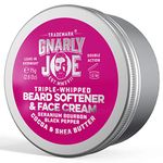 Gnarly Joe Beard Softener and Face Cream - 75 ml - Triple-Whipped Cocoa - Shea Butter, Leave-In - Beard Conditioner Balm - Natural Beard Balm - Beard Cream For Men (Geranium Bourbon and Black Pepper)