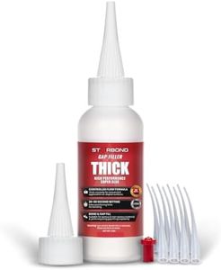 Premium Grade Cyanoacrylate (CA) Super Glue by STARBOND"Gap Filler" Thick 2000 CPS Viscosity Adhesive for Carpentry, Woodworking, Hobby Models, Archery Fletching (Thick, 2 Ounce)