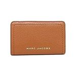 Marc Jacobs S104L01SP21 Black With Gold Hardware Groove Medium Bifold Women's Leather Wallet, One Size, Smoked Almond, Bifold Wallet