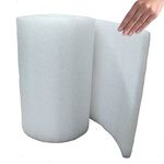 STYLELABS EP EPE Foam 15MM Roll/Sheet (18 Inches X 6 Feet Length) White Color (Set of 1 Roll)