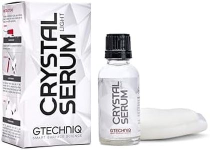 Gtechniq Crystal Serum Light Ceramic Coating for Cars, Protect Car Paintwork, High Shine, Easy to Apply, 50ml (Sufficient for 1 Med-Large Car)-3-5 Years Durability