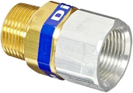Dixon Valve & Coupling DAWS10 Aluminum Single Plane Hose Swivel with Viton/Buna Seal, 1" x 1" Size