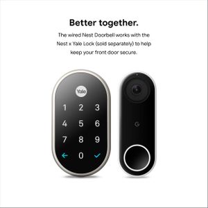 Nest Wired Doorbell – Smart Video Security Camera