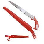 HiFam Garden Pruning Saw | Tree Pruner | Hand Saw with Blister Cover Packing | Perfect for Gardening, Tree Cutting, Plants, Wood, branch cut | Sawing of live dead branches | (Straight Saw)