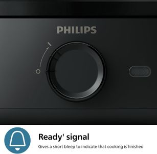 Philips Egg Cooker 3000 Series – Family Size, 6 Eggs, Poached Tray, Easy Clean