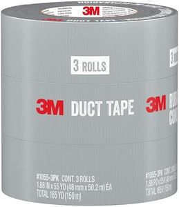 3M Basic Duct Tape, 1055-3PK, 1.88 inch by 55 Yards, 3 Rolls