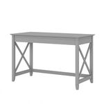 Bush Furniture Key West Collection Writing Desk | Writing Table for Home Office in Cape Cod Gray | Small Modern Farmhouse Desk