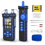 NOYAFA Network Cable Tester with Optical Power Meter VFL, CAT5 CAT6 Cable Toner Ethernet Cable Tester, RJ11 RJ45 Network Tester for Telephone, Ethernet, Video, PoE Tester Wire Tracer Fiber Tester