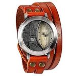 JewelryWe Mens Vintage Wrist Watch 