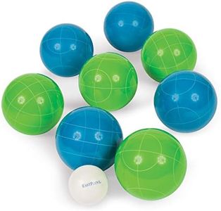 EastPoint Sports Resin 90mm Bocce Ball Set - Features Deluxe Carry Case and All Accessories; Outdoor Fun for Kids, Teens and Adults (1-1-50558-DS)