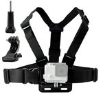 TEKCAM Action Camera Chest Mount Harness Strap Compatible with Gopro Hero 13 12 11 10 9 8 7/WOLFANG/Apexcam/AKASO/Jadfezy and most Action Camera